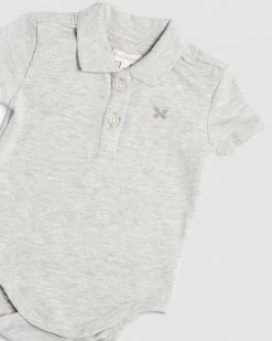 Wholesale 💯 Sportscraft Polo Bodysuit - Babies Grey Marle ⌛ -Baby Online store http3A2F2Fstatic.theiconic.com .au2Fp2Fsportscraft 8769 9704341 4