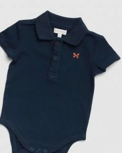 Best Sale 👏 Sportscraft Polo Bodysuit - Babies Blue Indigo 🛒 -Baby Online store http3A2F2Fstatic.theiconic.com .au2Fp2Fsportscraft 8790 4804341 4
