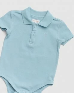 Hot Sale ⌛ Sportscraft Polo Bodysuit - Babies Powder Blue 💯 -Baby Online store http3A2F2Fstatic.theiconic.com .au2Fp2Fsportscraft 8837 8804341 4