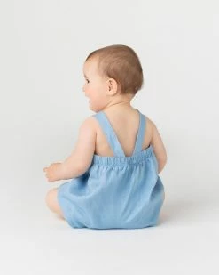 Brand new 💯 Sportscraft Linen Romper - Babies Bluebell ✔️ -Baby Online store http3A2F2Fstatic.theiconic.com .au2Fp2Fsportscraft 8865 3604341 6