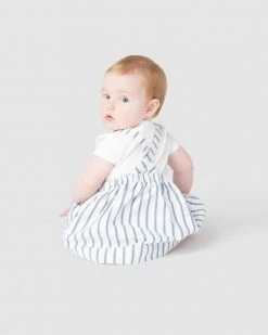 Outlet 👏 Sportscraft Dobby Weave Pinafore - Babies Ultramarine 🔥 -Baby Online store http3A2F2Fstatic.theiconic.com .au2Fp2Fsportscraft 8887 1604341 6