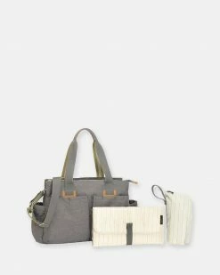 Cheap 🔔 Storksak Travel Shoulder Nappy Bag Grey 🧨