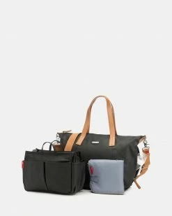 Promo 🌟 Storksak Noa Nappy Bag Black 👏