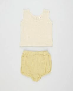 Best deal ✨ SUMMER and STORM Bloomers Set - Babies Mellow Yellow Set ✔️