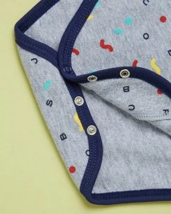 New 🤩 Marc Jacobs Bodysuit & Bib Set - Babies Grey & Blue 😉 -Baby Online store http3A2F2Fstatic.theiconic.com .au2Fp2Fthe marc jacobs 6714 1578531 3