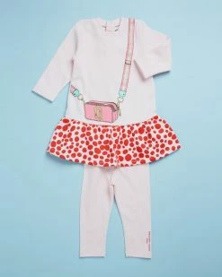 Best reviews of 💯 Marc Jacobs 👗 Dress & Leggings Set - Babies Pink 🔥