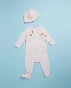 Wholesale 🔔 Marc Jacobs Pyjamas & Hat Set - Babies Pink 🥰