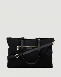 Best reviews of 🎁 The Nappy Society Luxe Nylon Tote Black ⌛