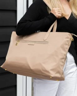 Flash Sale 🔥 The Nappy Society Sand Luxe Nylon Tote 🔔 -Baby Online store http3A2F2Fstatic.theiconic.com .au2Fp2Fthe nappy society 4183 5663351 4