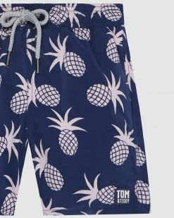 New ✔️ Tom & Teddy Pineapple Boardshorts Shell Pink 🥰 -Baby Online store http3A2F2Fstatic.theiconic.com .au2Fp2Ftom teddy 2157 8159331 3