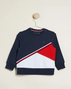 Top 10 🔥 Tommy Hilfiger Organic Cotton Branded Sweatshirt - Babies Twilight Navy 😉