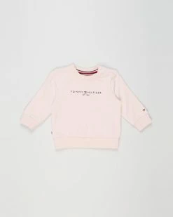 Hot Sale 🌟 Tommy Hilfiger Essential Sweatshirt - Babies Delicate Pink 🔔