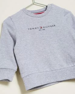 Buy ⭐ Tommy Hilfiger Essential Sweatshirt - Babies Grey Heather ⌛ -Baby Online store http3A2F2Fstatic.theiconic.com .au2Fp2Ftommy hilfiger 5574 4721431 3