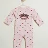 Top 10 ✔️ Tommy Hilfiger Flag Coveralls - Babies Delicate Pink 👏