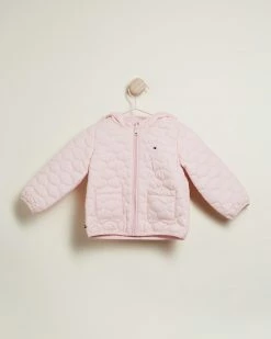 Buy 👍 Tommy Hilfiger Reversible Jacket - Babies Delicate Pink 🔥
