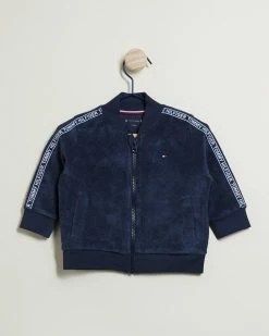 Wholesale ❤️ Tommy Hilfiger Taped Tracksuit Jacket - Babies Twilight Navy 🔥