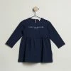 Discount 🎁 Tommy Hilfiger Long Sleeve Essential 👗 Dress - Babies Twilight Navy 🧨