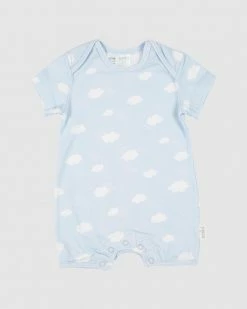 Wholesale 🌟 Toshi Short Sleeve Print Onesie - Babies Clouds 💯