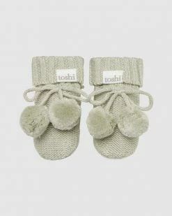 Promo ❤️ Toshi Marley Organic Booties - Babies Thyme 🔔