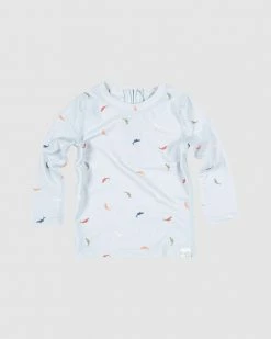 Best Pirce 😀 Toshi Long Sleeve Swim Rashie - Babies Sharks 🤩