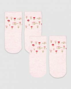 Flash Sale ✨ Toshi Organic 🧦 Socks 2-Pack - Babies Blossom 💯