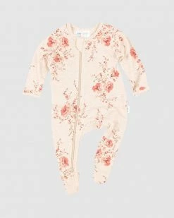 Budget 😍 Toshi Long Sleeve Print Onesie - Babies Rustic Rose 🤩