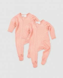 Coupon 🔥 Toshi Organic Long Sleeve Onesie - 2-Pack - Babies Blossom ✨