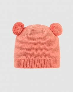 Top 10 🥰 Toshi Organic Snowy Beanie - Babies Coral 👏