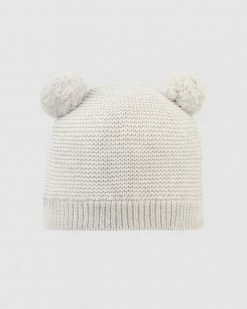Brand new 😀 Toshi Organic Snowy Beanie - Babies Pebble 🎉