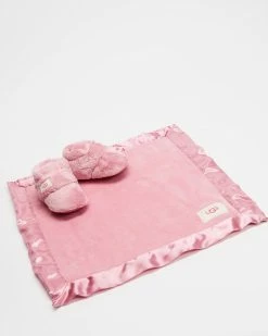Cheap 😀 UGG Bixbee 🥾 Boots and Lovey Blanket - Babies Bubblegum 🎉