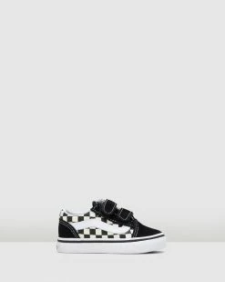 Outlet ⭐ Vans Old Skool V Check Infant Black/White ✨