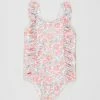 Hot Sale ✔️ Walnut Melbourne Liberty Posey Frill Bathers - Babies-Kids Liberty Betsy Pink 😉