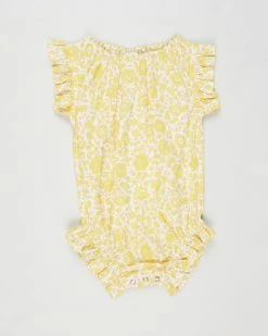 Buy 🔔 Walnut Melbourne Liberty Janie Romper - Babies Liberty D'Jango Sky 😀