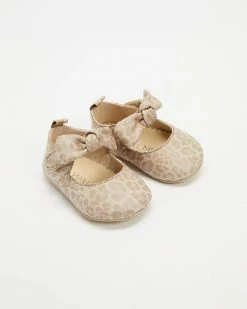 Flash Sale 🛒 Walnut Melbourne Bella Ballet Flats - Babies Latte Leopard 🌟