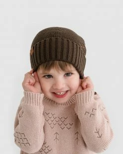 Best deal 🛒 Wild Island Summit Beanie - Kids Walnut Brown 🌟