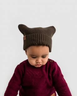 Cheapest ✔️ Wild Island Thylacine Beanie - Babies Walnut Brown 👏