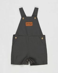 Brand new 😍 Wild Island The Wildling Overalls Shorts - Babies Ash Blue 👏