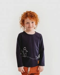 Brand new 🔔 Wild Island The Wanderer Top - Babies-Kids Night Sky Navy ⌛