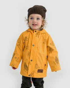 Deals 🎁 Wild Island The Storm Catcher Raincoat - Kids Mustard Yellow Natives 👏