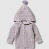 Outlet 💯 Wilson & Frenchy Knitted Jacket - Babies Royal Purple Fleck 👏