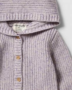 Outlet 💯 Wilson & Frenchy Knitted Jacket - Babies Royal Purple Fleck 👏 -Baby Online store http3A2F2Fstatic.theiconic.com .au2Fp2Fwilson and frenchy 1415 0871021 3