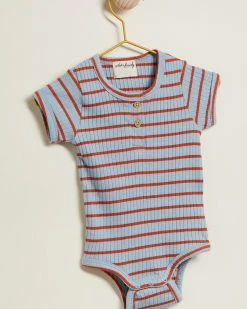 Cheapest ⌛ Wilson & Frenchy Organic Stripe Rib Bodysuit - Babies Ocean & Rust ⭐ -Baby Online store http3A2F2Fstatic.theiconic.com .au2Fp2Fwilson and frenchy 2018 1983431 3