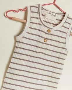 Hot Sale ✨ Wilson & Frenchy Organic Stripe Rib Boyleg Growsuit - Babies Hazelwood Ecru 💯 -Baby Online store http3A2F2Fstatic.theiconic.com .au2Fp2Fwilson and frenchy 2039 7983431 3