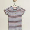 Brand new ✨ Wilson & Frenchy Organic Stripe Rib Top - Babies Anchor Blue & Rust ✨
