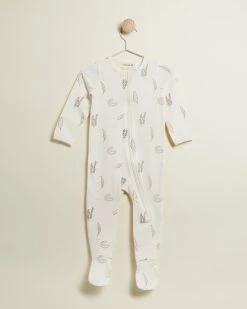 Cheap ✨ Wilson & Frenchy Organic Zipsuit with Feet - Babies Seedling ❤️