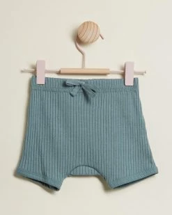 Flash Sale 👏 Wilson & Frenchy Organic Rib Shorts - Babies Pine Green ✔️