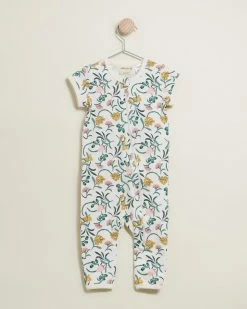 Cheap 🥰 Wilson & Frenchy Organic Zipsuit - Babies Nixie Fleur 🧨