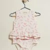 New ✨ Wilson & Frenchy Organic Ruffle Bodysuit - Babies Billie Fleur 👍