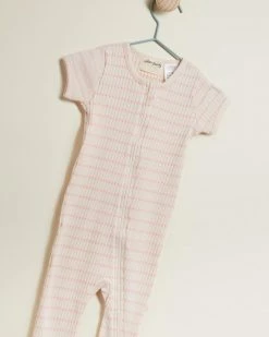 Cheapest 😍 Wilson & Frenchy Organic Stripe Rib Zipsuit - Babies Pink Lemonade 🧨 -Baby Online store http3A2F2Fstatic.theiconic.com .au2Fp2Fwilson and frenchy 2159 1783431 3