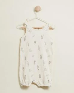 Hot Sale 😀 Wilson & Frenchy Crinkle Tie Playsuit - Babies Seedling 🧨